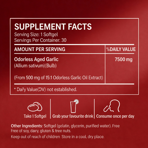 Aged Garlic Extract - 7500 Odorless